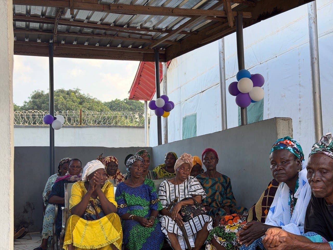 Older adults participating in a health screening event